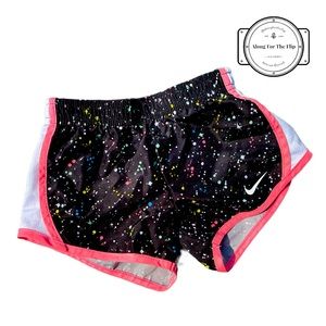 Nike Dri-Fit 2T Black Star Speckled Black Athletic Shorts